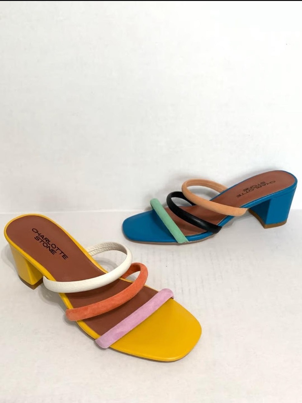 NIB Charlotte Stone Bella Confetti Heels 8
